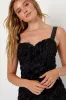 Fabulous Charm Black Sleeveless Rosette Trumpet Hem Midi Dress sold by Lulus