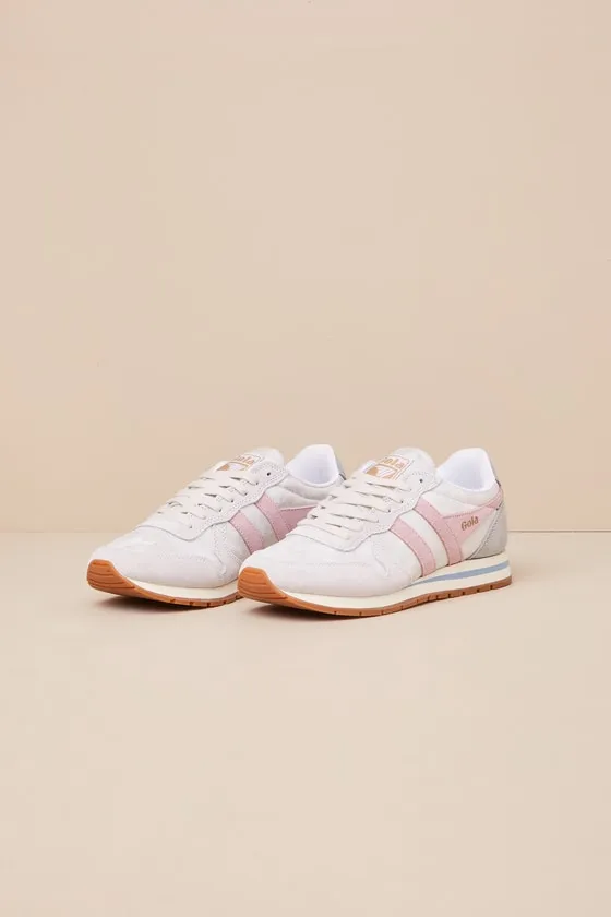 Daytona Blaze White Multi Color Block Suede Leather Sneakers sold by Lulus product image thumbnail 2