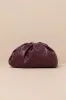Fashionable Favorite Plum Woven Ruched Oversized Clutch sold by Lulus
