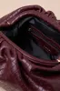 Fashionable Favorite Plum Woven Ruched Oversized Clutch sold by Lulus