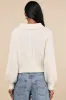 Cozy Agenda Cream Collared Cable Knit Sweater sold by Lulus