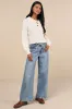 Cozy Agenda Cream Collared Cable Knit Sweater sold by Lulus