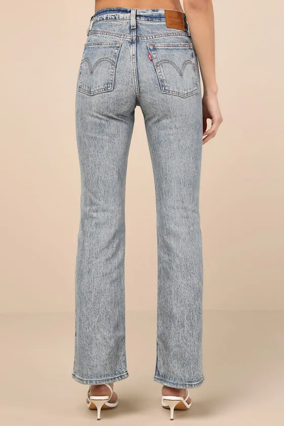 Wedgie Bootcut Light Wash High-Rise Distressed Denim Jeans sold by Lulus product image thumbnail 3