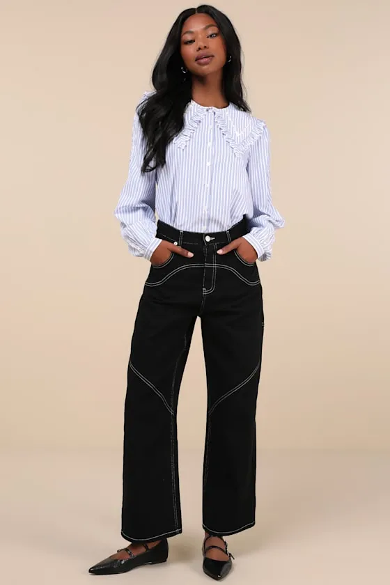 Coveted Element Black Twill Carpenter Pants sold by Lulus product image thumbnail 2