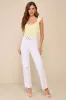 Stylish Journey White Denim High-Rise Straight Leg Jeans sold by Lulus