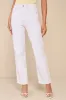 Stylish Journey White Denim High-Rise Straight Leg Jeans sold by Lulus