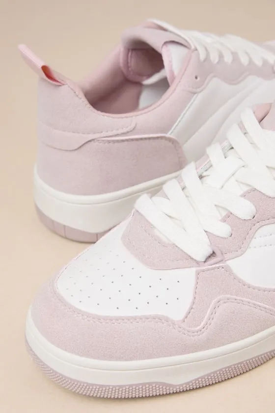 Mezereon Pink and White Sneakers sold by Lulus product image thumbnail 4