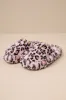 Socozee Mauve Multi Leopard Faux Fur Flatform Slippers sold by Lulus