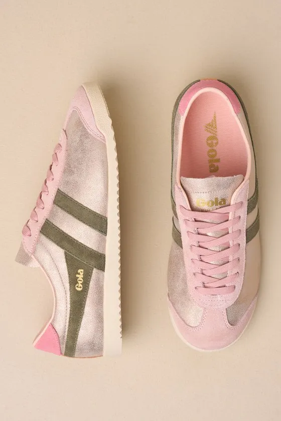 Bullet Blaze Rose Gold Color Block Leather Sneakers sold by Lulus product image thumbnail 3