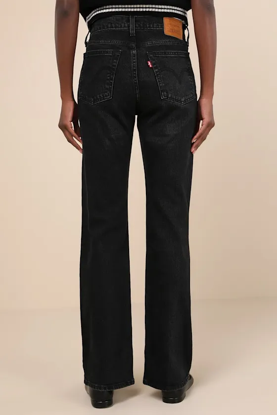 Wedgie Bootcut Washed Black High-Rise Denim Jeans sold by Lulus product image thumbnail 3