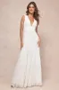 Gorgeous Forever Ivory Chiffon Lace Pleated Backless Maxi Dress sold by Lulus
