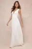 Gorgeous Forever Ivory Chiffon Lace Pleated Backless Maxi Dress sold by Lulus