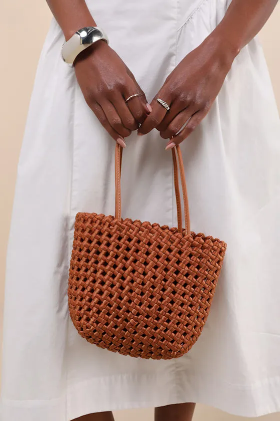 Instinctively Poised Brown Woven Handbag sold by Lulus product image thumbnail 2
