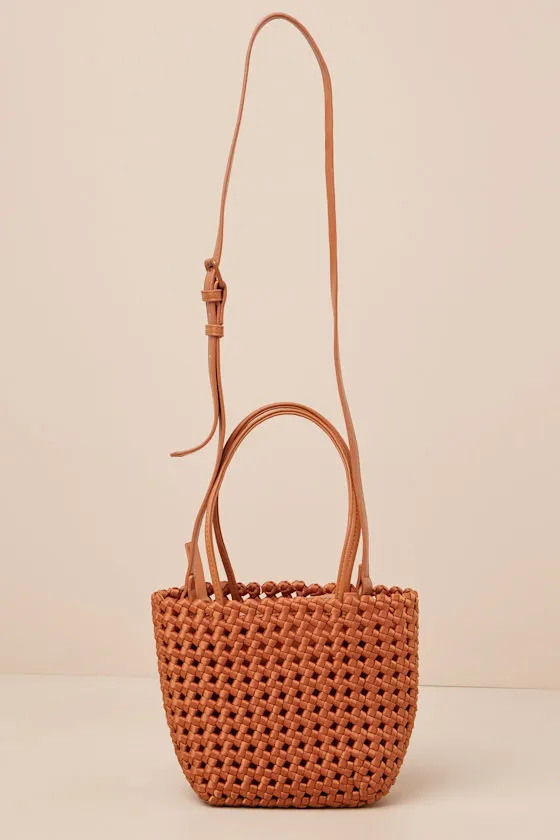 Instinctively Poised Brown Woven Handbag sold by Lulus product image thumbnail 4