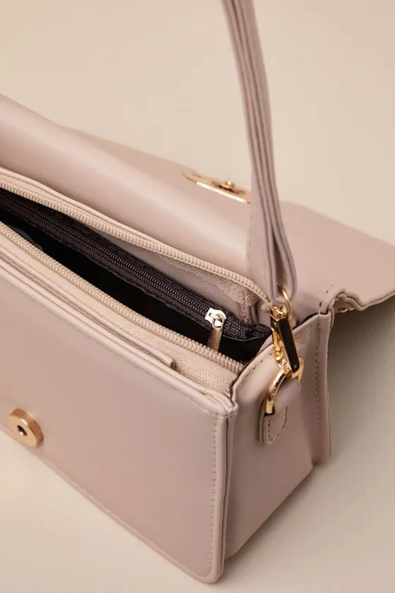 Fidela Beige Textured Crossbody Bag sold by Lulus product image thumbnail 4