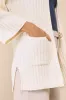Absolute Comfort Ivory Ribbed Open-Front Cardigan sold by Lulus