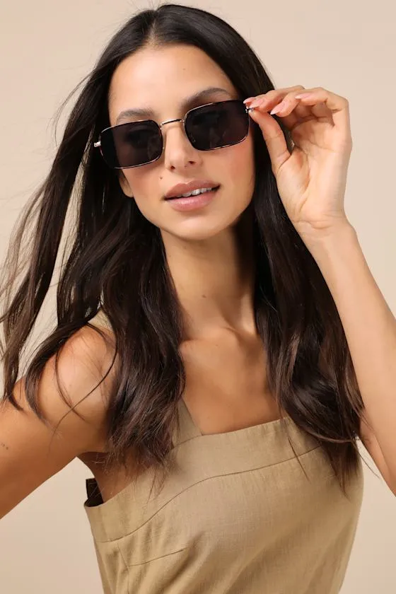 Lauralee Brown Tortoise Wire Frame Sunglasses sold by Lulus product image thumbnail 3