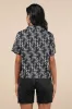 Intricate Aesthetic Black and White Abstract Print Button-Up Top sold by Lulus