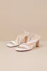 Capucine White Strappy Slingback High Heel Sandals sold by Lulus