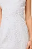 Cute Destiny White Floral Jacquard Sleeveless Mini Dress sold by Lulus