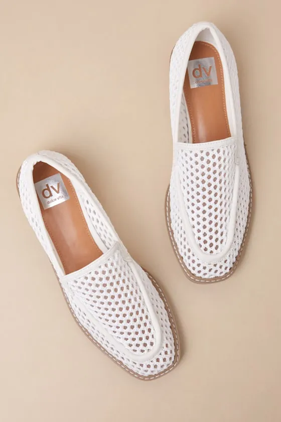 Fran White Woven Loafers sold by Lulus product image thumbnail 2