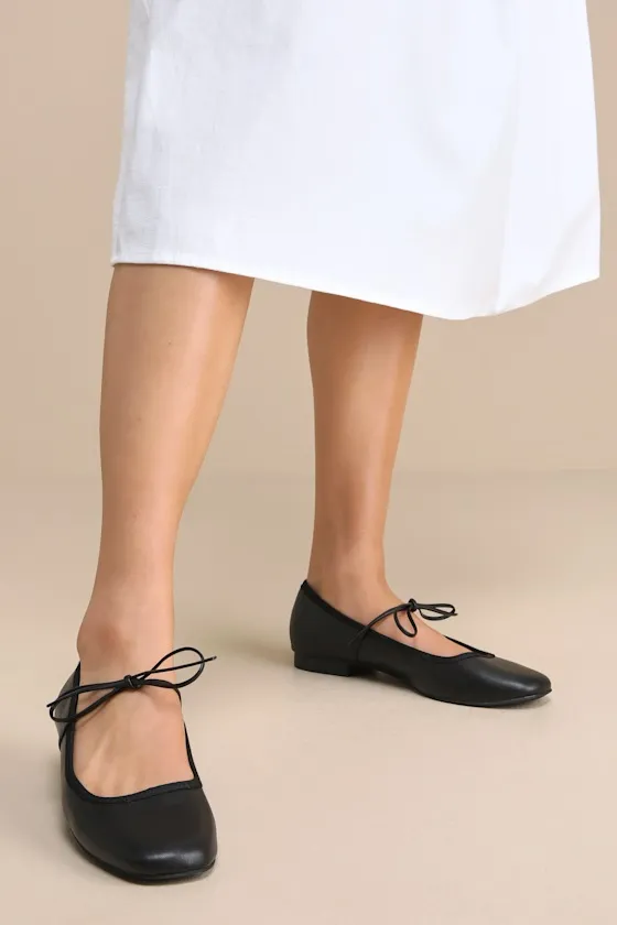 Felicitie Black Bow Ballet Flats sold by Lulus product image thumbnail 2