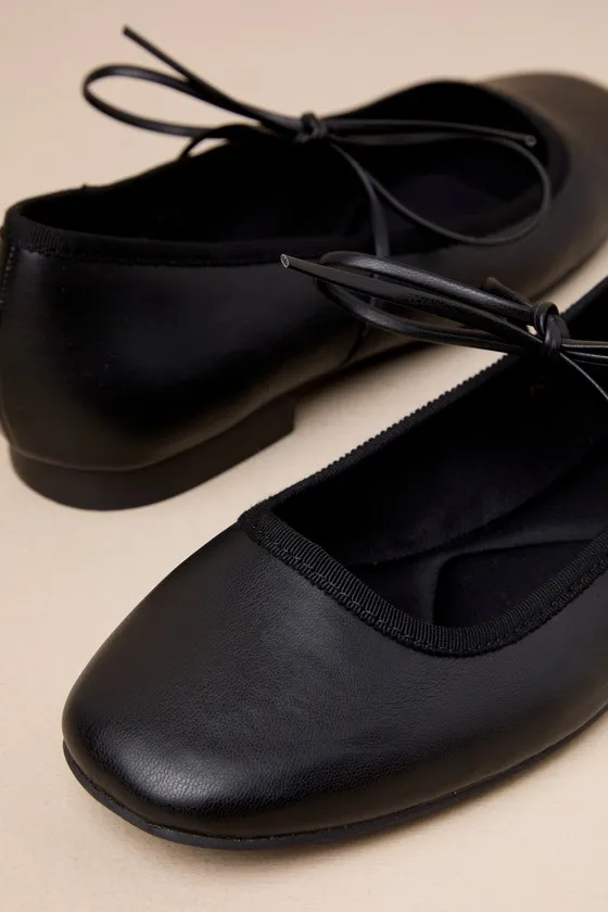 Felicitie Black Bow Ballet Flats sold by Lulus product image thumbnail 4