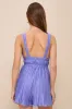 Upgraded Nights Periwinkle Plisse Sleeveless Romper sold by Lulus