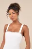 Glowing Allure White Rhinestone Sleeveless Bodycon Mini Dress sold by Lulus
