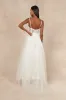 Ethereal Romance White Sleeveless Embroidered Bustier Maxi Dress sold by Lulus