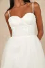 Ethereal Romance White Sleeveless Embroidered Bustier Maxi Dress sold by Lulus