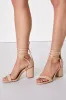 Kaira Beige Lace-Up Heels sold by Lulus