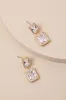 Upscale Luxury 14KT Gold Rhinestone Earrings sold by Lulus