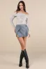 Marvelous Dazzle Champagne Sequin Off-the-Shoulder Top sold by Lulus