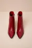 Portwood Red Kitten Heel Ankle Booties sold by Lulus