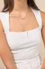 Enchanting Sparkle Gold Rhinestone Lariat Layered Necklace sold by Lulus