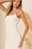 Blessed Romance White Sleeveless Button Back Mermaid Maxi Dress sold by Lulus