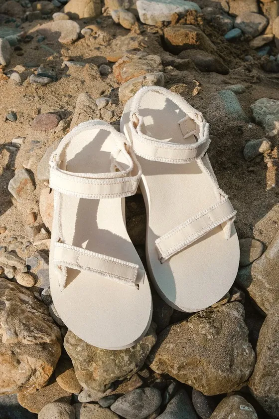 Midform Universal Birch Canvas Sandals sold by Lulus