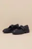 Seek and Destroy Black Strappy Lug Sole Mary Janes sold by Lulus