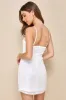 Effortlessly Dashing White Sequin Bow Cutout Mini Dress sold by Lulus