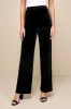 Fabulous Shine Black Velvet Rhinestone Straight Leg Pants sold by Lulus