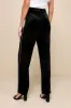Fabulous Shine Black Velvet Rhinestone Straight Leg Pants sold by Lulus