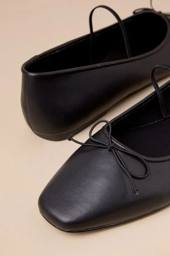 Gilly Black Bow Ballet Flats sold by Lulus product image thumbnail 4