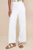 Breezy Versatility White Linen Wide-Leg High-Rise Pants sold by Lulus