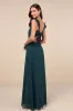 Delightful Loveliness Emerald Green Ruffled Tie-Back Maxi Dress sold by Lulus