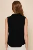 Casual Contentment Black Linen Button-Up Collared Tank Top sold by Lulus