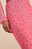 Cutest Appeal Pink Floral Mesh Mid-Rise Maxi Skirt sold by Lulus