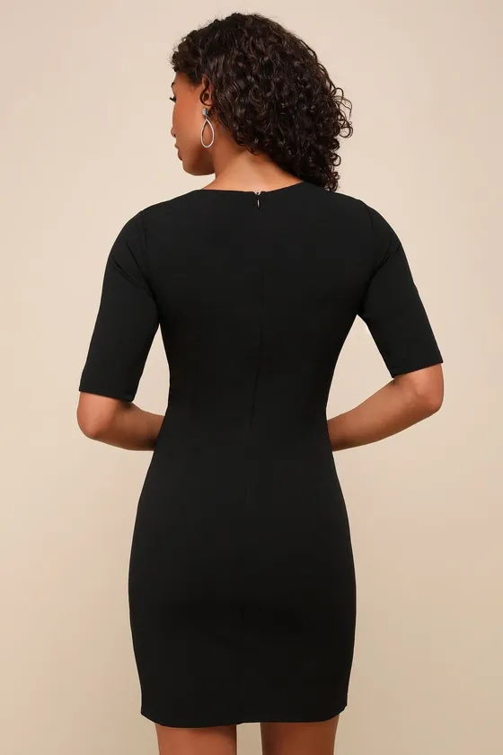 Westwood Black Half Sleeve Sheath Dress sold by Lulus product image thumbnail 4