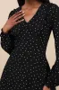 Sweetie Aura Black and White Polka Dot Mini Dress sold by Lulus