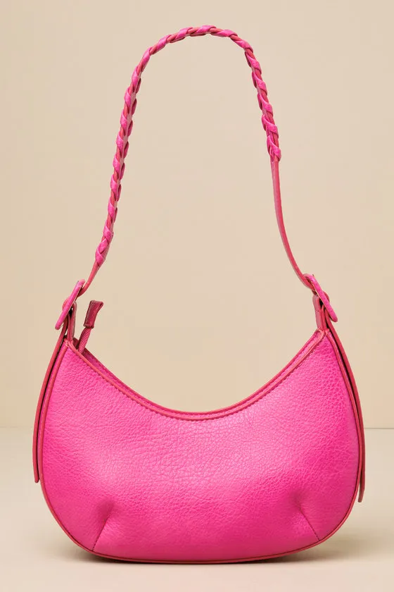 Bold Favorite Hot Pink Shoulder Bag sold by Lulus product image thumbnail 3